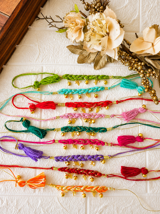 Handmade Bhai Bhabhi Rakhi Pair RBB17 by Naari Ratan