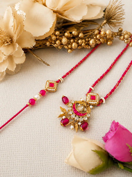 Handmade Bhai Bhabhi Rakhi RBB28 by Naari Ratan